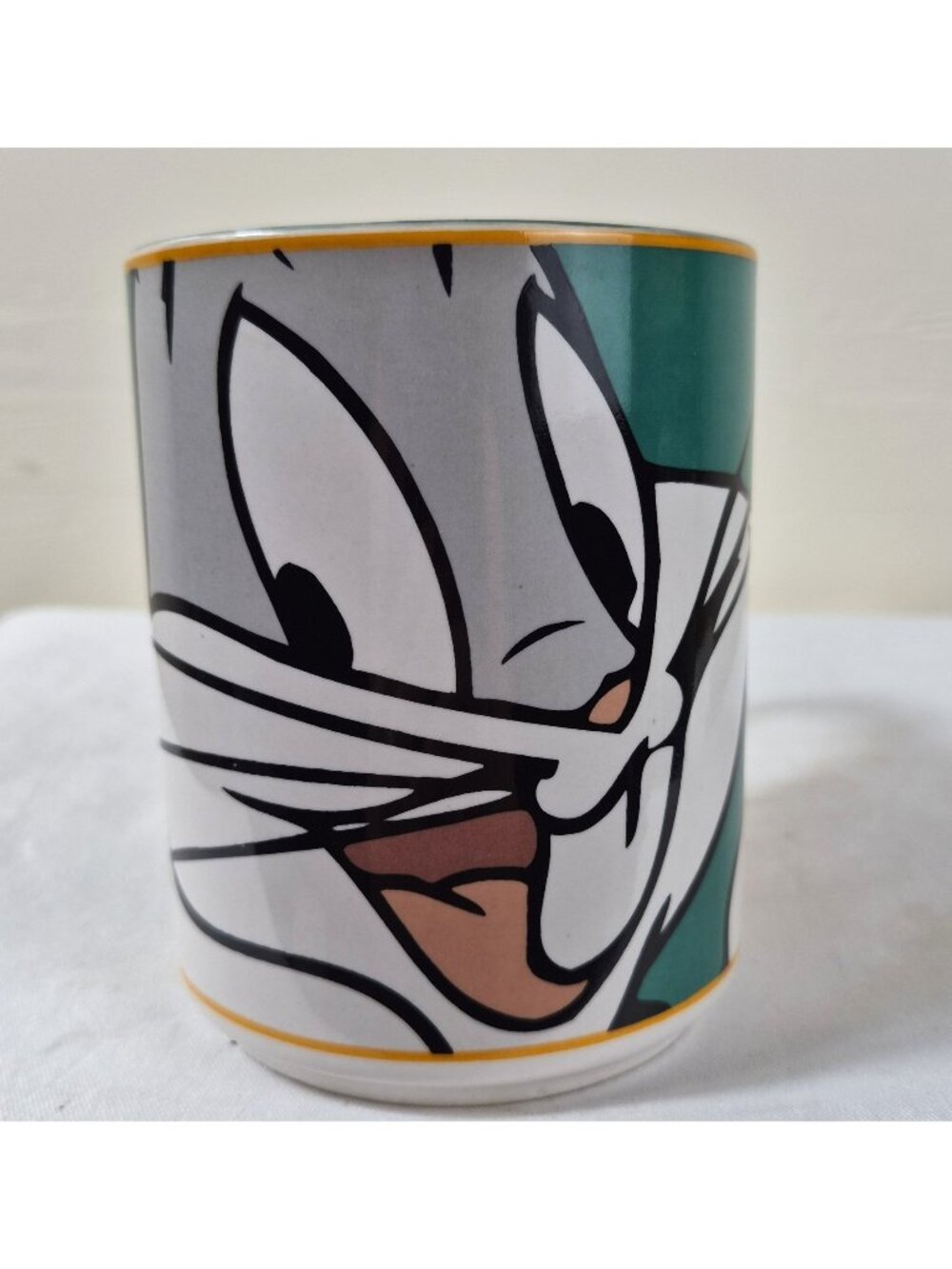 1998 Looney Tunes Bugs Bunny Ceramic Mug Gibson 12 Oz Vintage Cartoon Character